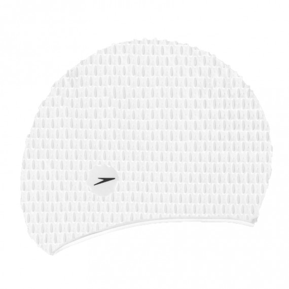 成人泡泡矽膠泳帽 (長髮適用)-白 (8709290003)