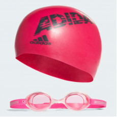 兒童泳鏡泳帽套裝-粉紅 (AB6070)