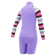 SPEEDO 幼童長袖印刷防曬套裝 - 紫 (SOJ20032C-UVGA)