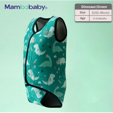 MAMOBABY 幼童保暖連身衣 - 綠(B681-1)