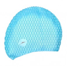 成人泡泡矽膠泳帽 (長髮適用)-湖水藍 (8709290309)
